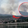 Veliki požar u okolini Višegrada: Gust dim se nadvija nad gradom! (video)