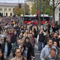 Protest u Beogradu zbog tragedije u Novom Sadu