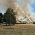 Požar u blizini psihijatrijske bolnice u Gornjoj Toponici