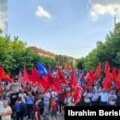 Protest protiv Vlade i Zakona o minimalnoj zaradi u Prištini