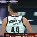 Partizan sa minus šest otišao na poluvreme (VIDEO)