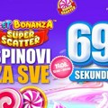 69 Sekundi besplatnih spinova – samo danas, samo u PinnBet-u: Slatki dobitci vas čekaju na Sweet Bonanza Super Scatter slot…