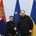 Brnabić u poseti Ukrajini: Beograd i Kijev i mogu da unaprede saradnju