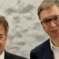 Predsednik stigao u Brisel: Vučić se sastao sa Lajčakom (foto)