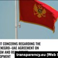 Transparency International 'duboko zabrinut' zbog sporazuma Crne Gore i Emirata