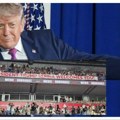 Трамп поделио слику транспарента са УФЦ-у у Београду: Порука српске публике за америчког председника обишла свет (фото)