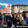 Protest budžetskih korisnika u Hercegovini