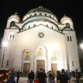 Doček Srpske Nove godine ispred Hrama Svetog Save: Počela ponoćna liturgija u prisustvu više stotina vernika