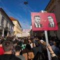 FOTO: Hiljade građana u Zagrebu na antivladinom protestu, na transparentu i Vučić