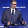 Vučić poručio sa Foruma Srbija–Italija: Meloni za neku nedelju dolazi u Beograd, kad izaberemo novu vladu