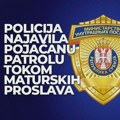 Pripadnici PU u Zrenjaninu najavili pojačanu patrolu tokom maturskih proslava i drugih školskih manifestacija Saopštenje…