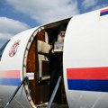 Časni pojas ispraćen sa aerodroma "Nikola Tesla" na let ka Svetoj Gori FOTO/VIDEO