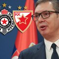 Вучић "пецнуо" Звезду и Партизан: "Узели су на десетине милиона евра, смањите им мало..."