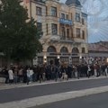 SNS imao skup ispred Leskovačkog kulturnog centra