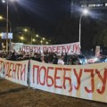 Kosovska policija uklonila baner "Studenti pobeđuju" u Lapljem Selu