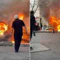 Gori automobil u Beogradu! Plamen se proširio ulicom, dim kulja iz vozila! (VIDEO)
