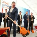 Foundation stone for the new factory was laid. Vučić: "We wanted so much to bring them here"