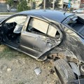 Horor na kružnom toku: Automobilom udario devojku na motoru FOTO