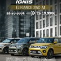 Suzuki Ignis Elegance 2WD AT po akcijskoj ceni od 19.990 evra za isporuku sa lagera