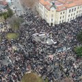 Protest u centru Niša u znak podrške studentima [VIDEO]