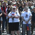 "Novi Sad pamti": Pola godine od pada nadstrešnice obeleženo ispred Železničke stanice (FOTO/VIDEO)