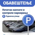 Počinje naplata parkiranja i u Rudničkoj ulici
