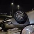 Stravičan prizor na obilaznici kod novog sada! Došlo do saobraćajne nesreće, vozač imao skoro 1,2 promila - automobil prevrnut…
