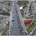 Gužva na Brankovom za Novi Beograd: Na Gazeli i Autokomandi kolone ka gradu! GSP ide normalno, sve se kreće (foto)