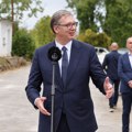 Pred večerašnji skup u Kragujevcu: Vučić obišao Šumadiju, razgovarao sa građanima i posetio Oplenac