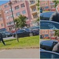 (VIDEO) Građani Dejana Vuka Stankovića iz zgrade Banovine ispratili povicima "ua", on im uzvratio