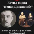Na letnjoj sceni Pozorišnog muzeja u Zaječaru, projekcija predstave “Korešpodencija” Ateljea 212