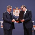Vučić ugostio Zedera, predsedniku Vlade Bavarske uručen orden (video)