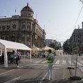Peti dan protesta "Pobunjenog univerziteta" ispred Vlade Srbije