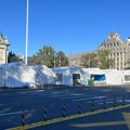 Radovi na Trgu Nikole Pašića pri kraju, ne zna se kada će ulica biti otvorena za saobraćaj (FOTO)