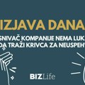 Izjava dana: „Osnivač kompanije nema luksuz da traži krivca za neuspeh“
