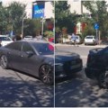 Zastoj na Bulevaru Mihajla Pupina: Lančani sudar kod Bazara