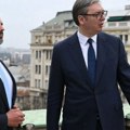 Vučić izveo Trampa Mlađeg na terasu Predsedništva: "Ovo je naš prelepi Beograd"