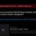 „Nešto nije u redu“: Otežan rad društvene mreže X