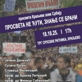 Protest prosvetara u Kraljevu uz brojne govornike i nastupe Beogradskog sindikata i Marčela