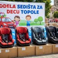 U Topoli podeljeno 66 auto-sedišta za decu