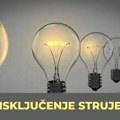 Planirana isključenja struje danas u više naselja Kragujevca