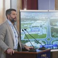 Šapić u Memorijalnom centru Staro sajmište, u toku završni radovi