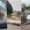 Nevreme napravilo potpuni haos U kolubarskom okrugu: Stravična provala oblaka napravila potop na ulicama (video)