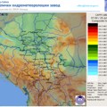 RHMZ: Pljuskovi i grmljavina na jugu Srbije mogući u utorak