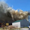 Veliki požar u Šapcu iz hladnjače bukti vatra (video)
