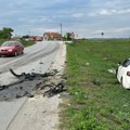 Sudar na magistralnom putu Čačak–Kraljevo u mestu Zablaće, dve osobe povređene
