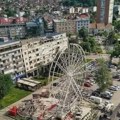Mega pogled s panoramskog točka na stanove u centru Kragujevca