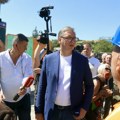 Vučić nastavio posetu jugozapadu Srbije: Obišao radove na putu Ivanjica-Sjenica