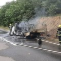 Zapalio se kamion na putu Kragujevac – Batočina