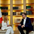 Oglasila se Đorđa Meloni posle sastanka sa Vučićem: "Istražili smo ključna međunarodna i regionalna pitanja" (foto)